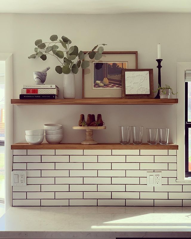 Kitchen shelves